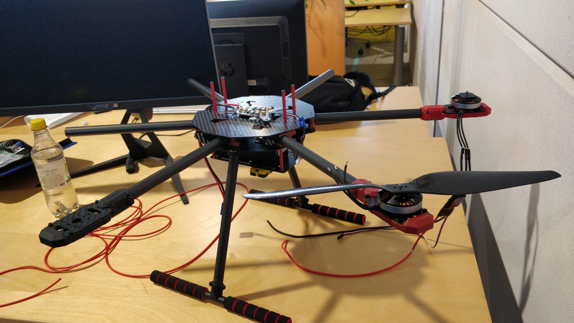 new motor and prop on drone